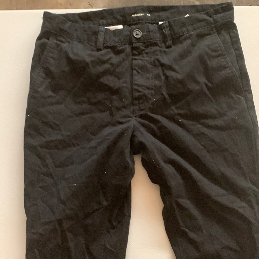32 waist men’s old navy black slim jeans